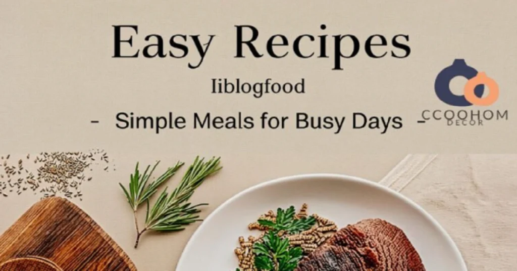 easy recipes llblogfood